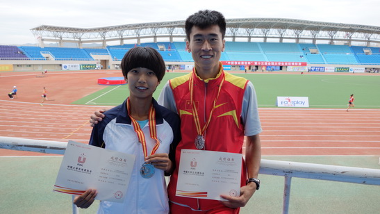 世界杯官网荣获第十三届全国大学生田径锦标赛团体总分第八名